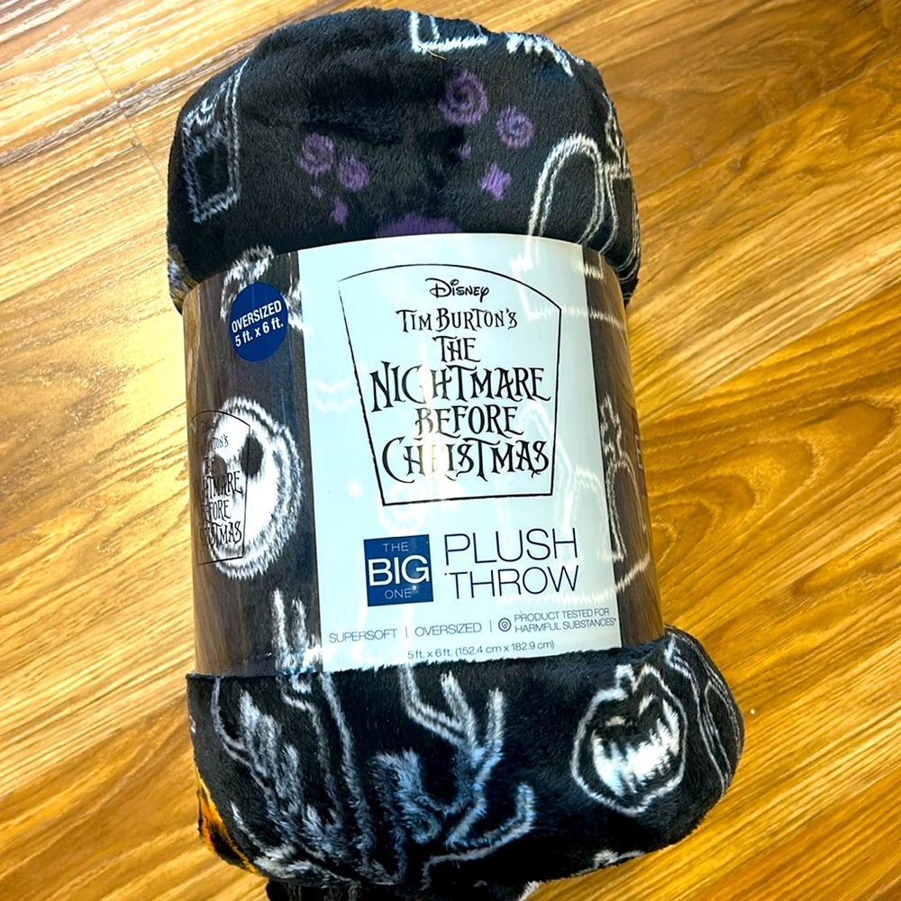 The Nightmare Before Christmas Plush Throw